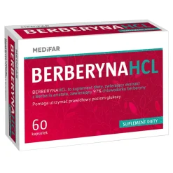 Medifar Ayumedic Berberyna HCL, kapsułki twarde, 60 szt.