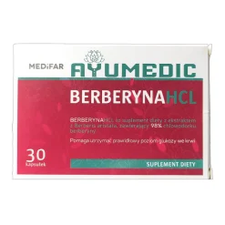 Medifar Ayumedic Berberyna HCL, kapsułki twarde, 30 szt.