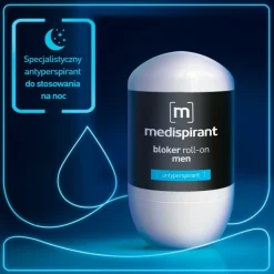 Medispirant, antyperspirant, bloker Men, roll-on, 40 ml