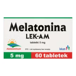 Melatonina Lek-AM, 5 mg, tabletki, 60 szt.