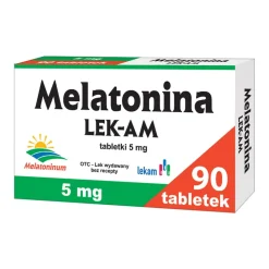 Melatonina Lek-AM, 5 mg, tabletki, 90 szt.