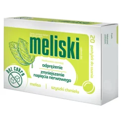 Meliski, pastylki do ssania, 20 szt.