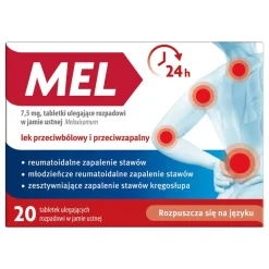 Mel, 7,5 mg, tabletki ulegające rozpadowi w jamie ustnej, 20 szt.