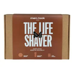 Men Rock The Life Shaver Sandalwood, zestaw upominkowy do golenia, 1 szt.