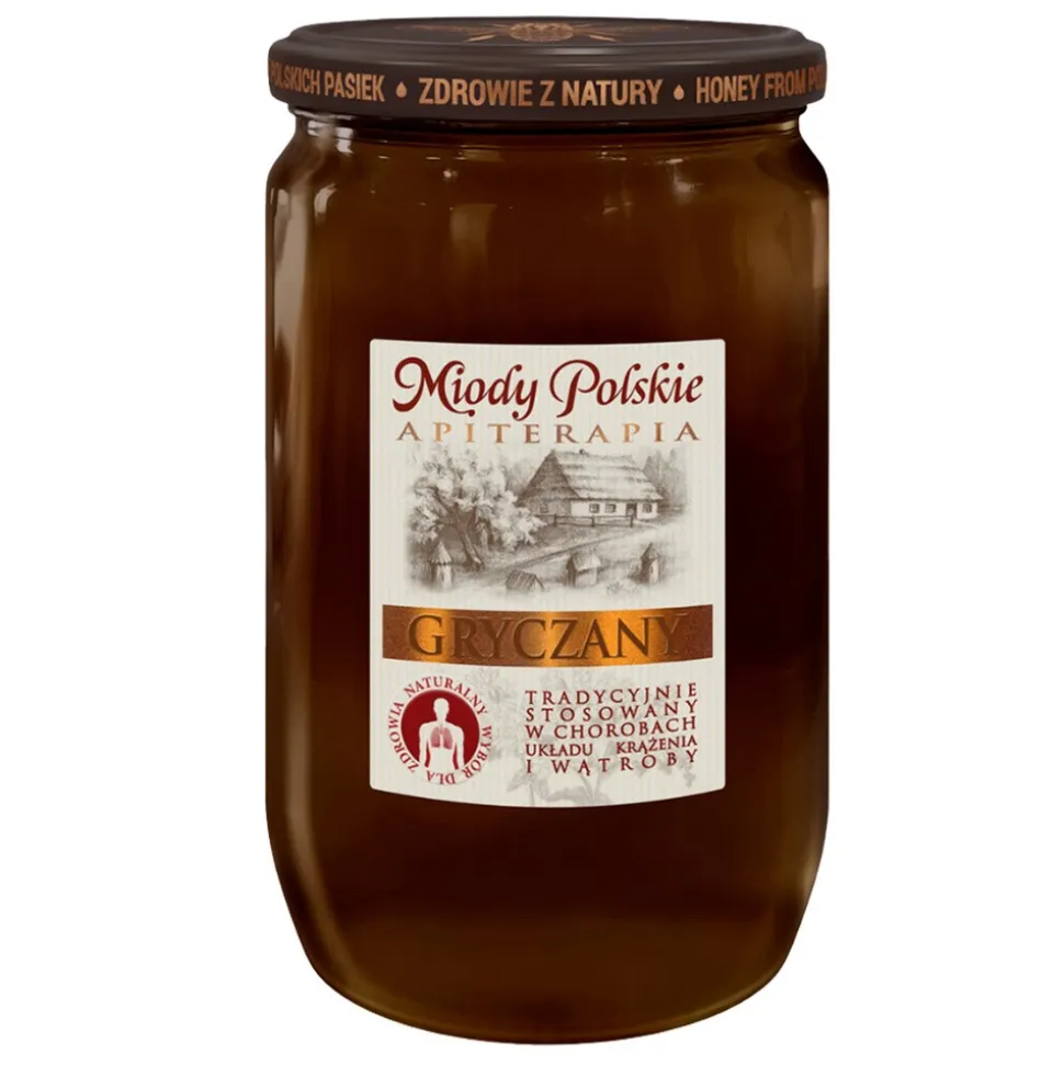 Miody Polskie, miód gryczany, 950 g