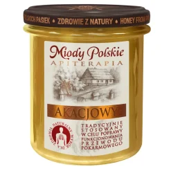 Miody Polskie, Miód nektarowy akacjowy, 400 g