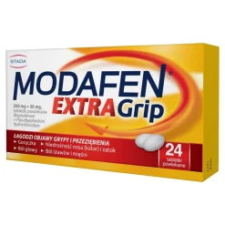 Modafen Extra Grip, 200 mg + 30 mg, tabletki powlekane, 24 szt.