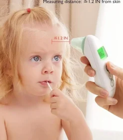 Momcozy Bezdotykowy termometr do czoła i ucha, 1 szt.