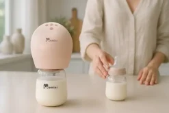 Momini SippyPump Twin 4-fazowy podwójny bezprzewodowy laktator elektorniczny 2w1, 1 szt.