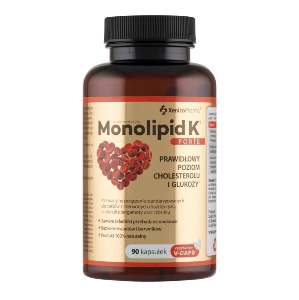 Monolipid K Forte, kapsułki, 90 szt.