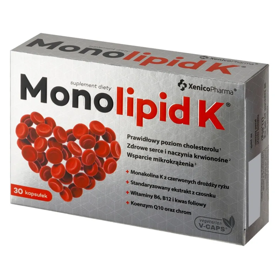 Monolipid K, kapsułki wegańskie, 30 szt.