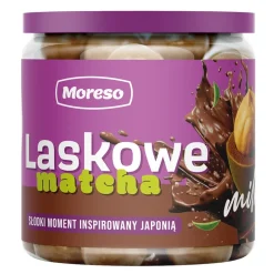 Moreso, orzechy laskowe w mlecznej czekoladzie z dodatkiem matcha, 130 g