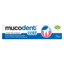 Mucodent Cold (dawniej Mucosit Dent), kojący żel na dziąsła, 15 g