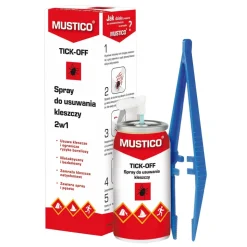 Mustico Tick-Off, spray do usuwania kleszczy 2w1, 8 ml