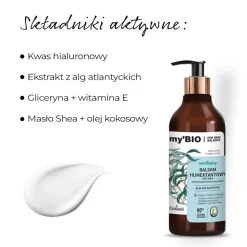 my'BIO, nawilżający balsam humektantowy do ciała, 400 ml