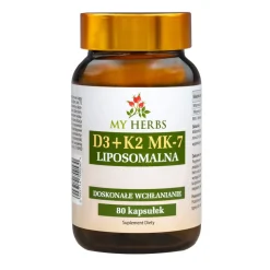 My Herbs D3 + K2 MK-7 Liposomalna, kapsułki, 80 szt.