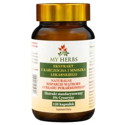 My Herbs Ekstrakt z karczocha i mniszka lekarskiego, kapsułki, 120 szt.