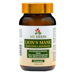 My Herbs Lion's Mane Soplówka Jeżowata 400 mg, kapsułki, 60 szt.