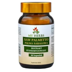 My Herbs Saw Palmetto Palma Sabałowa, kapsułki, 80 szt.