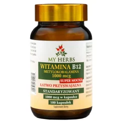 My Herbs Witamina B12 Metylokobalamina, kapsułki, 100 szt.