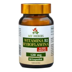 My Herbs Witamina B2 Ryboflawina Super Mocna, kapsułki, 60 szt.