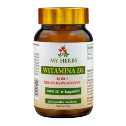 My Herbs Witamina D3, kapsułki miękkie, 120 szt.