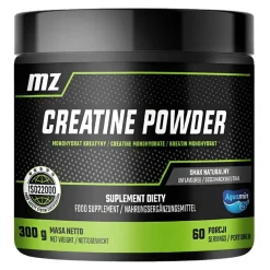 MZ Creatine Powder, proszek, smak neutralny, 300 g