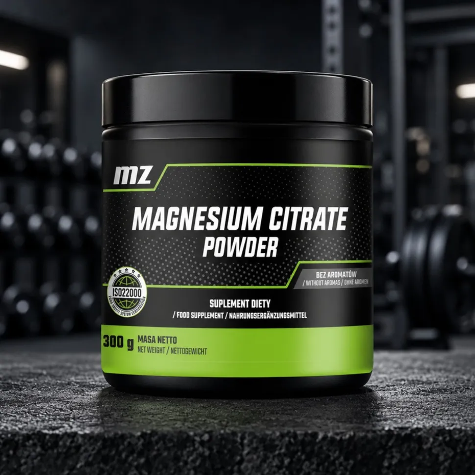 MZ Magnesium Citrate Powder, proszek, 300 g