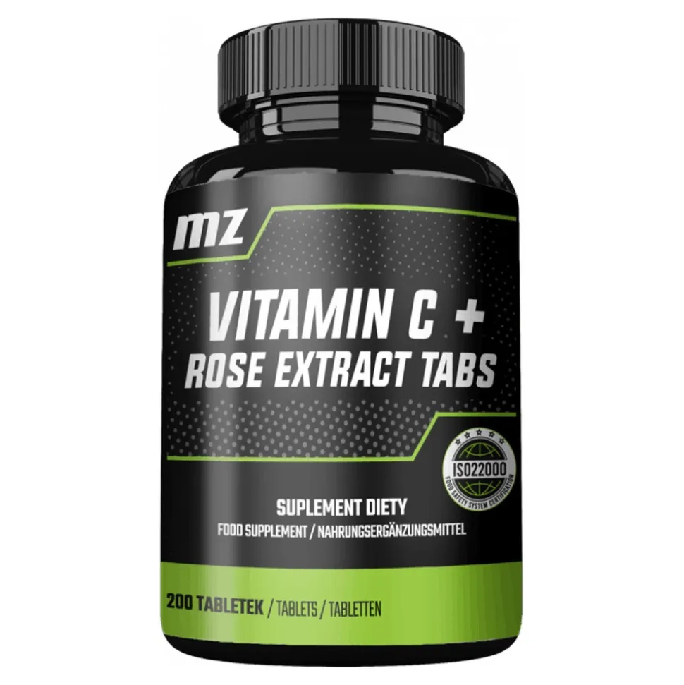 MZ Vitamin C + Rose Extract TABS, tabletki, 200 szt.