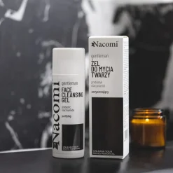 Nacomi Gentleman, prebiotyczny żel do mycia twarzy z niacynamidem, 140 ml