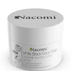 Nacomi, maska biało-czarna, 50 g