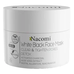 Nacomi, maska biało-czarna, 50 g