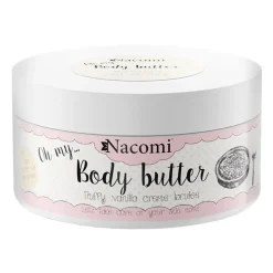Nacomi, masło do ciała, waniliowe crème brulee, 100 ml