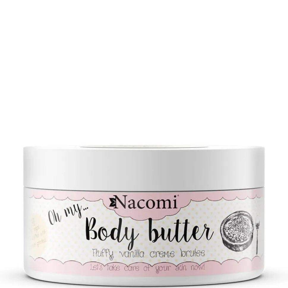 Nacomi, masło do ciała, waniliowe crème brulee, 100 ml