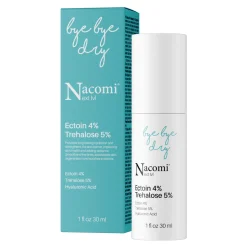 Nacomi Next LVL, bye bye dry, serum z ektoiną 4% i trehalozą 5%, 30 ml