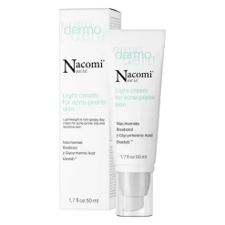 Nacomi Next LVL Dermo, lekki krem do skóry trądzikowej, 50 ml