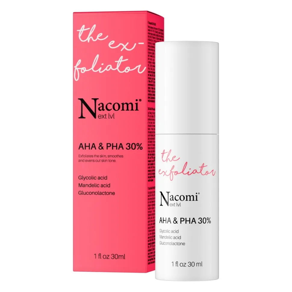 Nacomi Next LVL, peeling kwasowy AHA i PHA 30%, 30 ml
