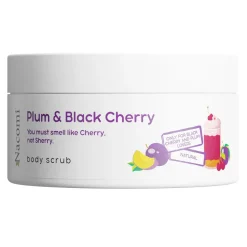 Nacomi, peeling do ciała o zapachu śliwki z czarną wiśnią, 100 ml