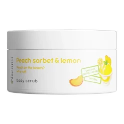 Nacomi, peeling do ciała o zapachu brzoskwiniowego sorbetu z cytryną, 100 ml