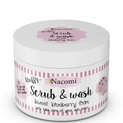 Nacomi, pianka peelingująco-myjąca, słodka borówkowa pianka, 180 ml
