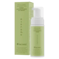 Nacomi Rich&Comfy Regeneration, pianka oczyszczająca do twarzy Avocado, 150 ml
