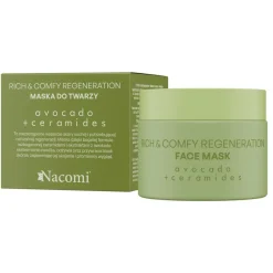 Nacomi Rich&Comfy Regeneration, maseczka do twarzy Avocado, 40 ml