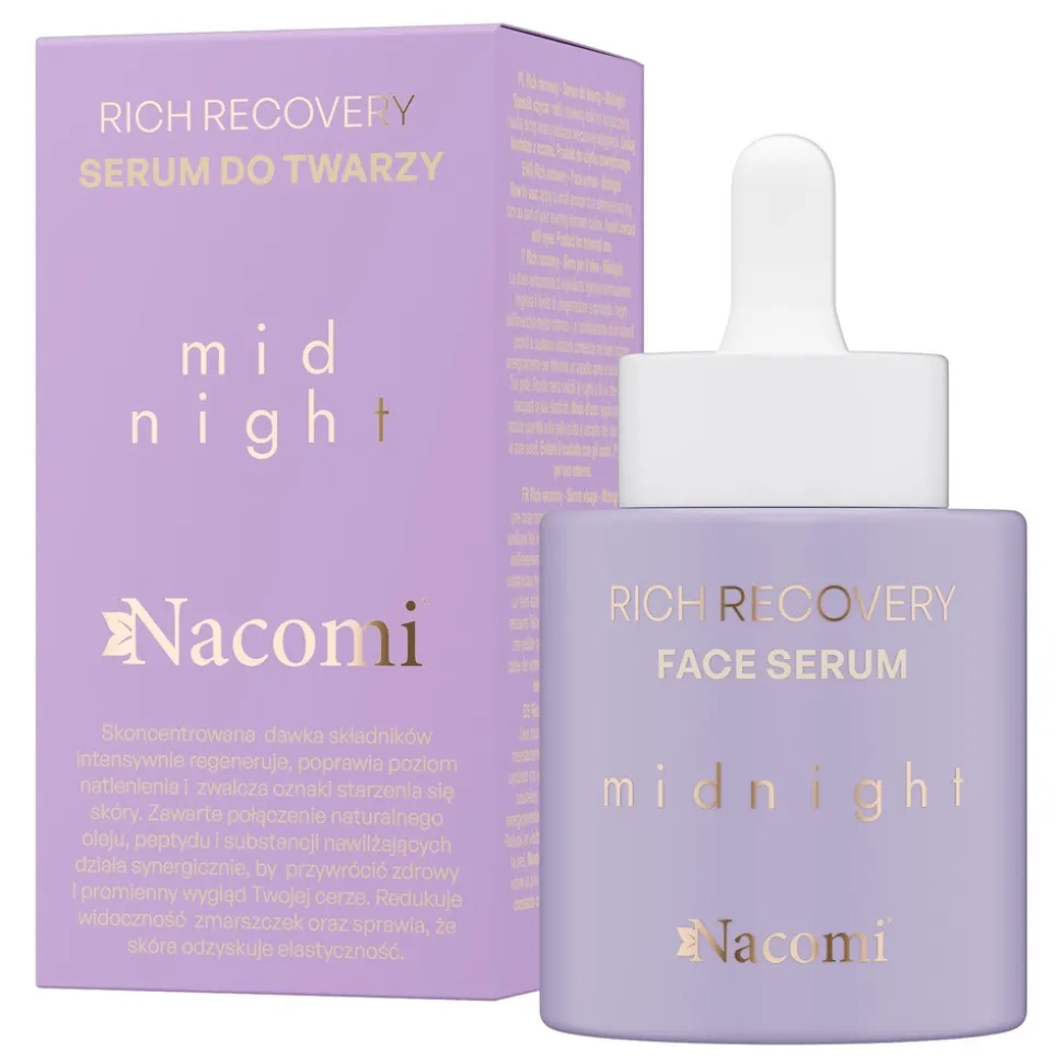 Nacomi Rich Recovery, serum do twarzy Midnight, 30 ml