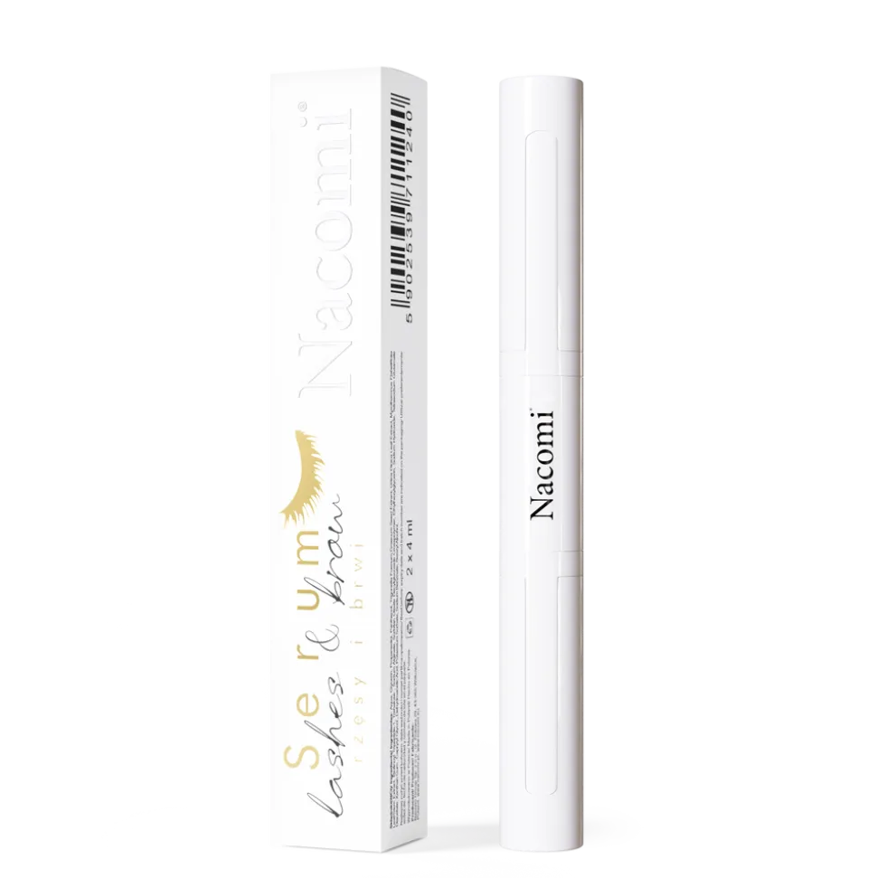 Nacomi, serum do rzęs i brwi, 2 x 4 ml