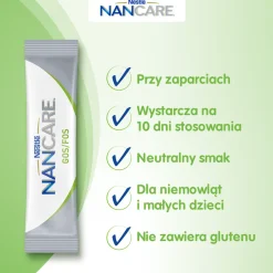 NanCare Flora Equilibrium, proszek, dla niemowląt i małych dzieci, 20 x 2,2 g