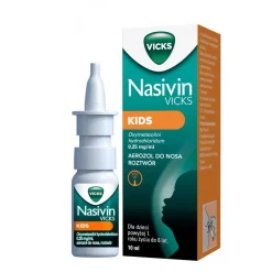Nasivin Kids (Soft 0,025%), 0,25 mg/ml, aerozol do nosa, 10 ml