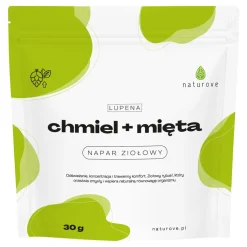 Naturove, Lupena chmiel + mięta pieprzowa, napar ziołowy, 30 g