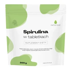 Naturove Spirulina w tabletkach, tabletki, 200 g