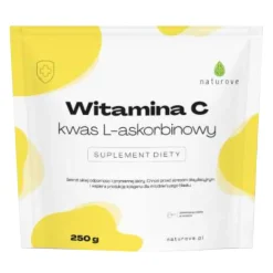 Naturove Witamina C (kwas l-askorbinowy), proszek, 250 g