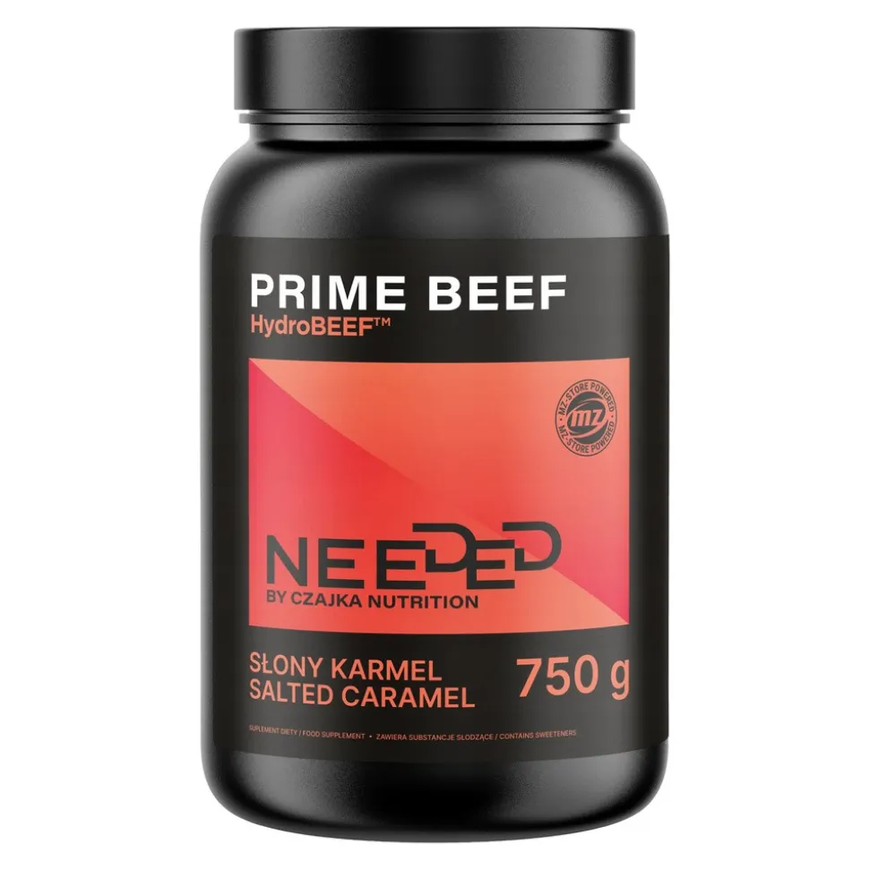 Needed Prime Beef, proszek, smak słony karmel, 750 g